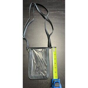Touch through -crossbody/cell phone purse